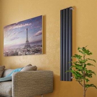 Трубчатый вертикальный радиатор 40x40 V, 2 секции, 750/90/70